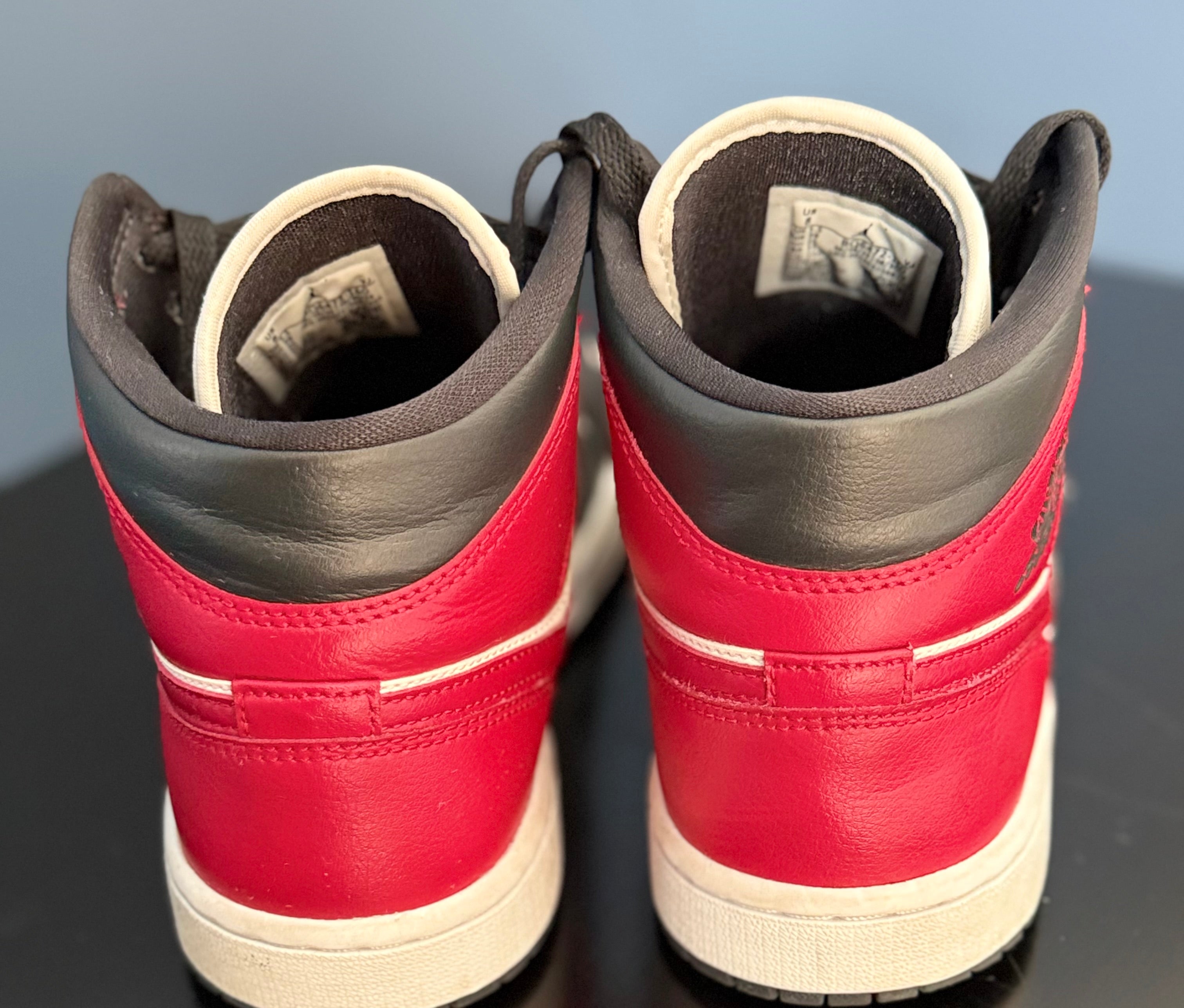 Nike Air Jordan 1 Mid "Black Toe" Women's Sneaker – Size 8 | Final Sale – No Returns