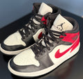 Nike Air Jordan 1 Mid "Black Toe" Women's Sneaker – Size 8 | Final Sale – No Returns
