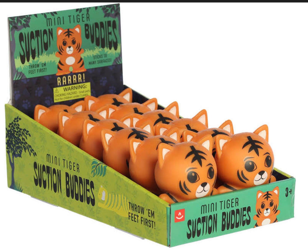 Mini Tiger Suction Buddy Squishy by Aurora Toys
