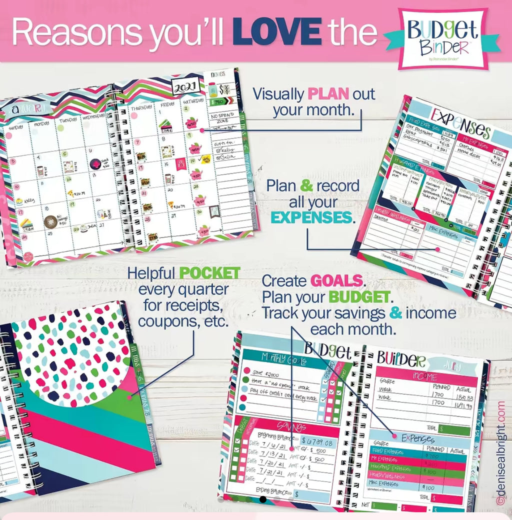 Budget Binder, Calendar & Financial Planner | Final Sale – No Returns