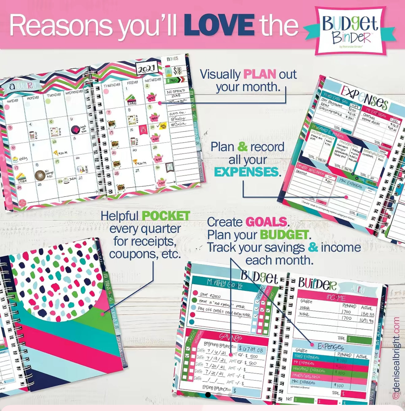 Budget Binder, Calendar & Financial Planner | Final Sale – No Returns