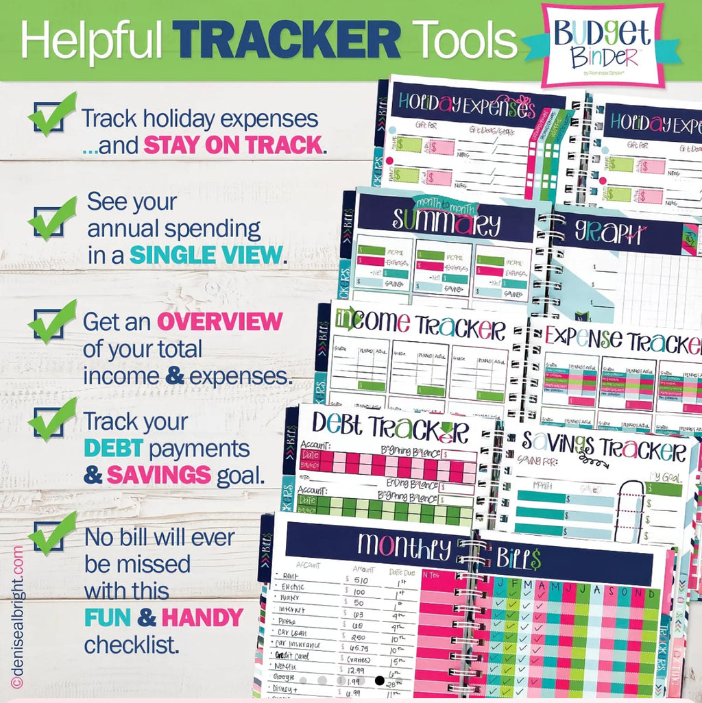 Budget Binder, Calendar & Financial Planner | Final Sale – No Returns