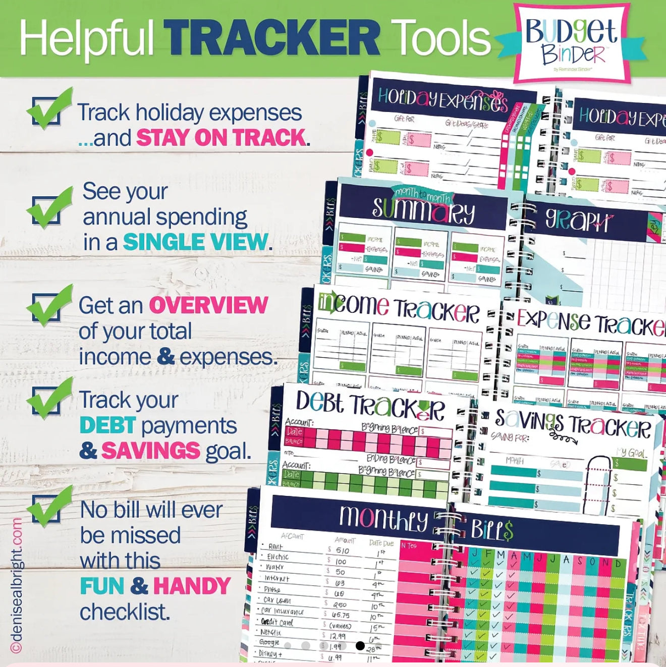 Budget Binder, Calendar & Financial Planner | Final Sale – No Returns