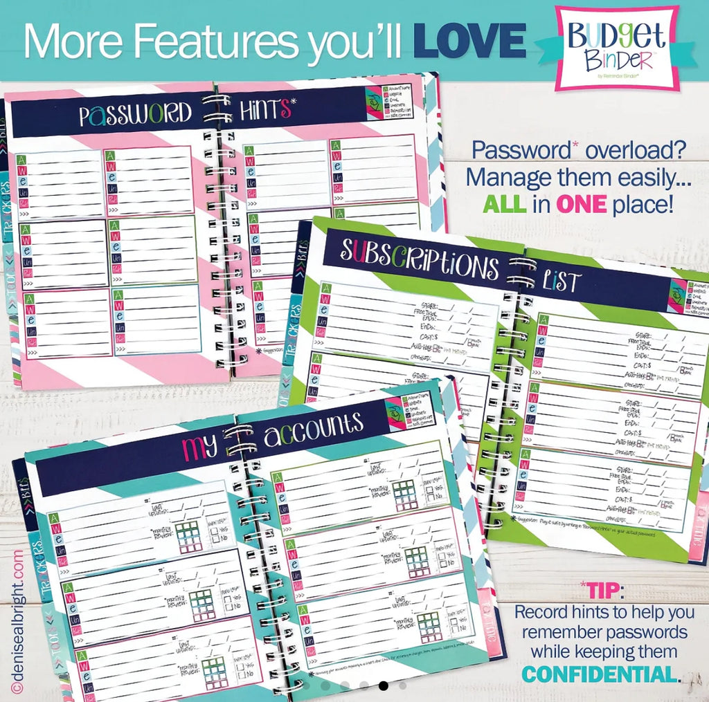 Budget Binder, Calendar & Financial Planner | Final Sale – No Returns