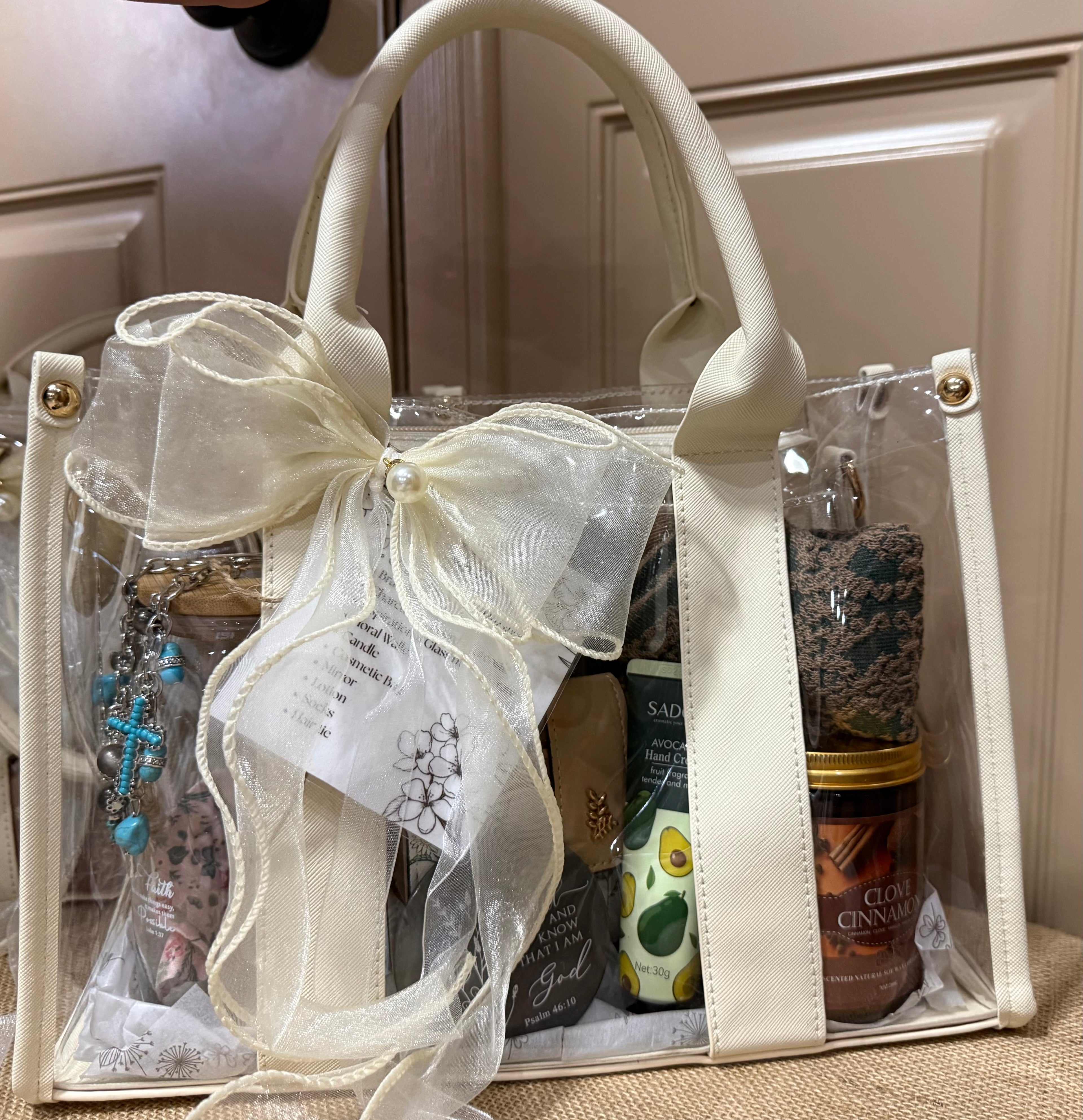 Women's Luxury Gift Set – Clear Tote with 12-Piece Bundle | Final Sale – No Returns