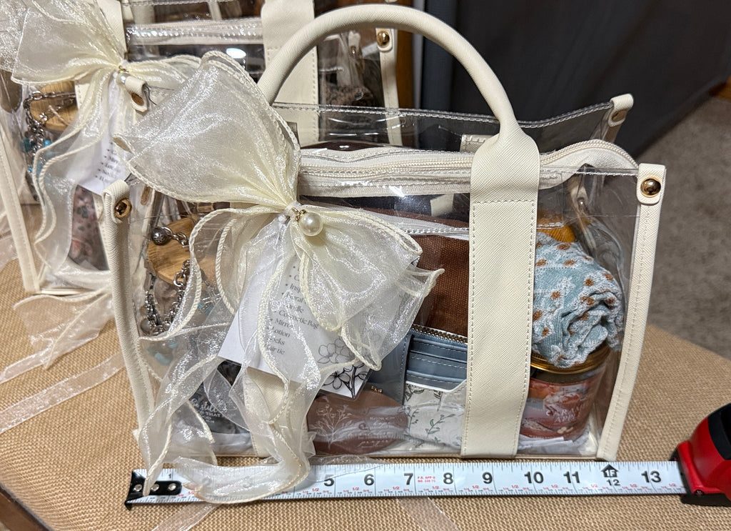 Women's Luxury Gift Set – Clear Tote with 12-Piece Bundle | Final Sale – No Returns