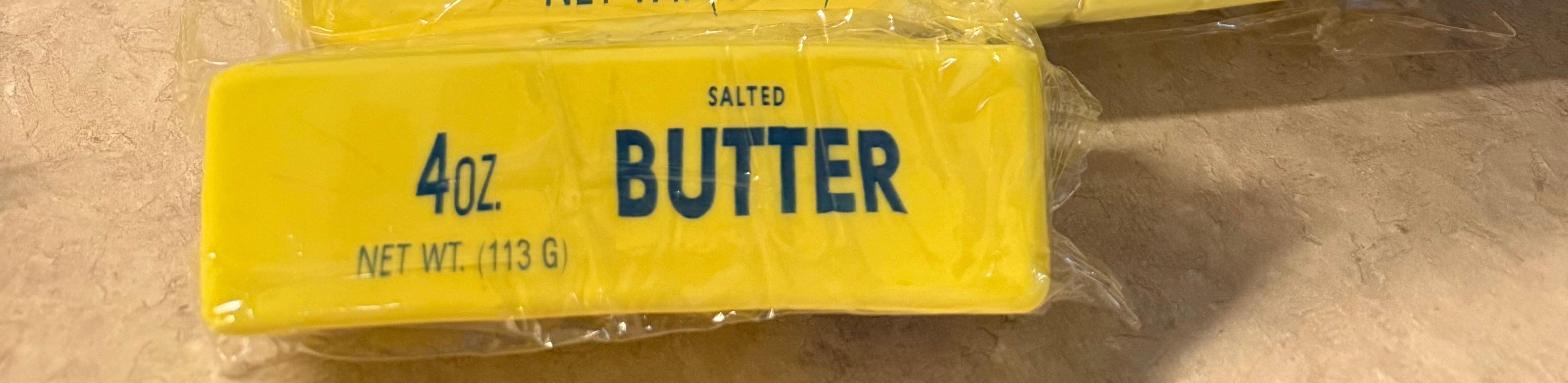 4oz Small Viral Butter Shaped Squish-Smells like butter!
