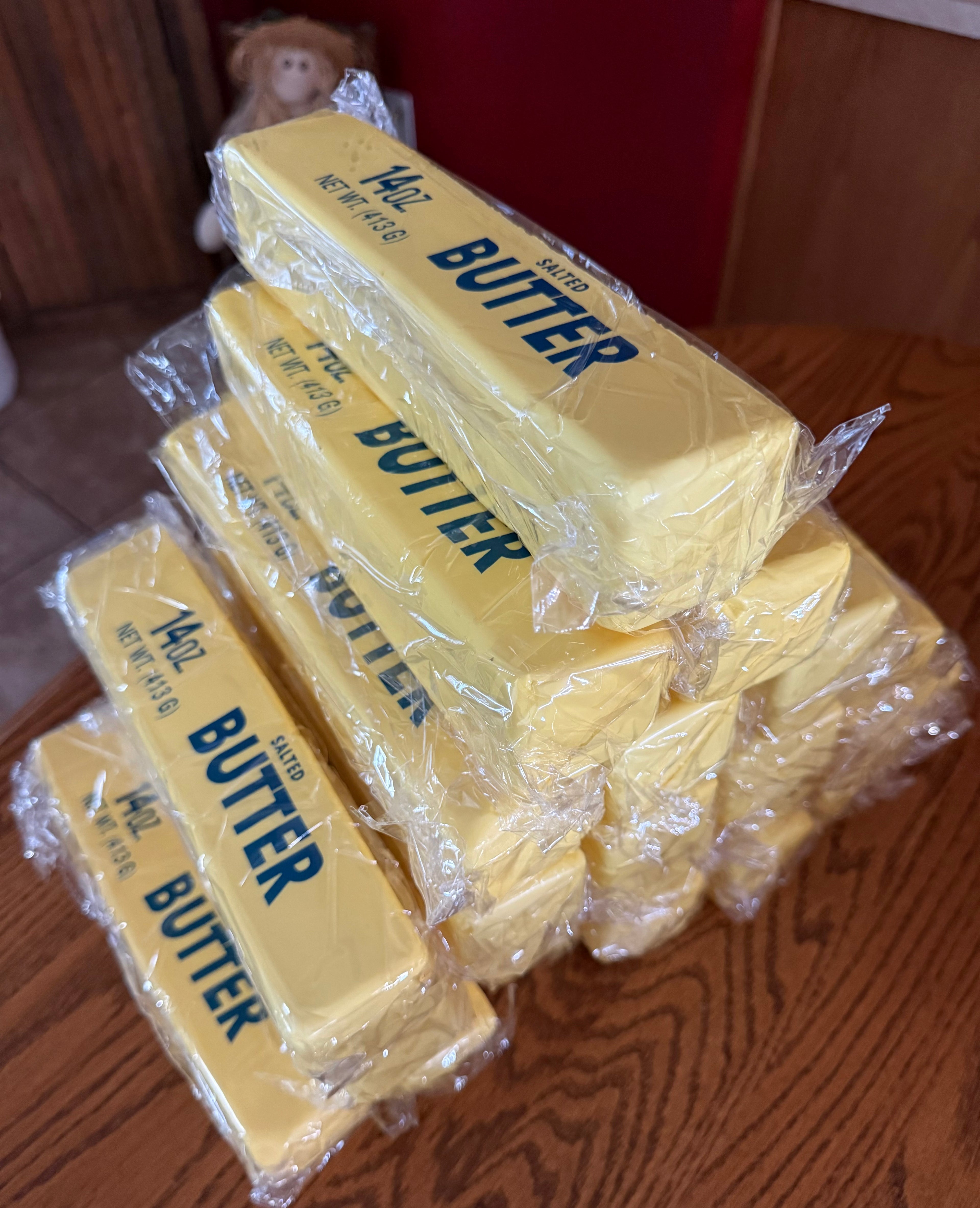 Large 14oz Viral Butter Squish-Smells Like Butter too….