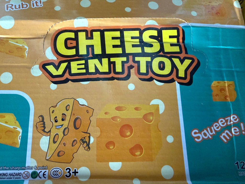Cheese Vent Toy Squishy
