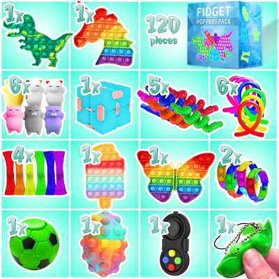 Fidget Poppers Pack-120 Pieces