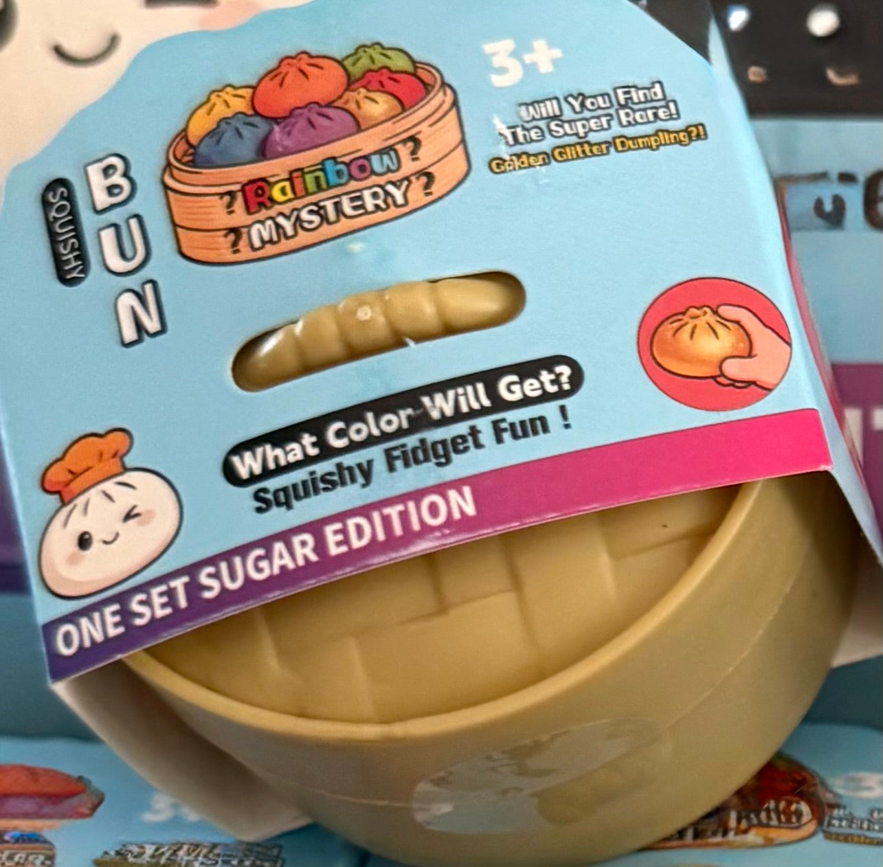 Mini Squeeze Dumplings Glitter Bao Squeeze Squishy