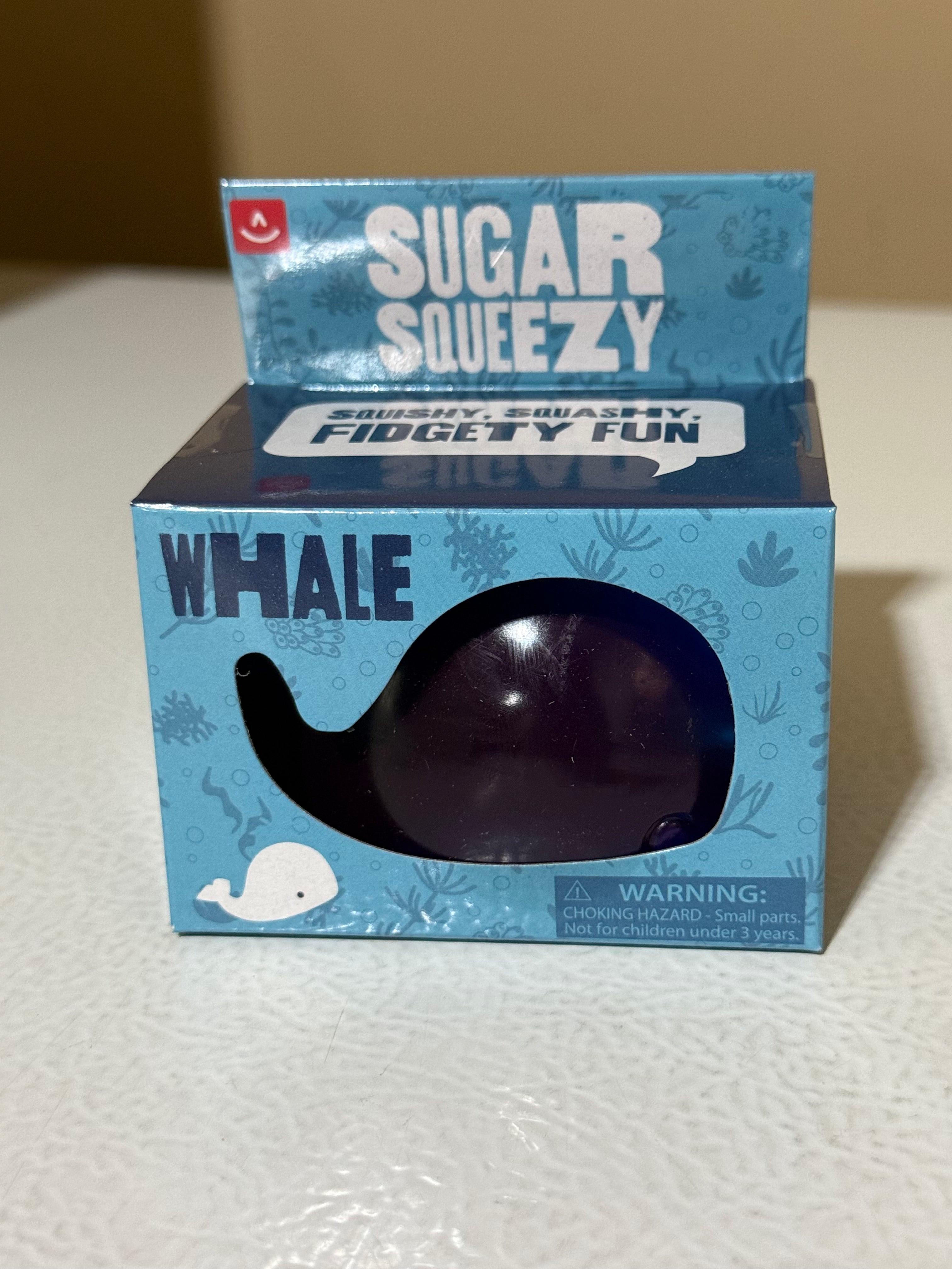 Aurora Whale Sugar Squeezy Squishy Sensory Fidget Toy-3 Inch
