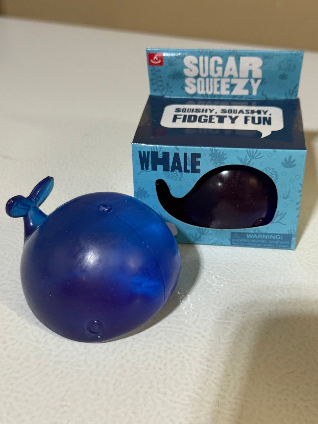 Aurora Whale Sugar Squeezy Squishy Sensory Fidget Toy-3 Inch
