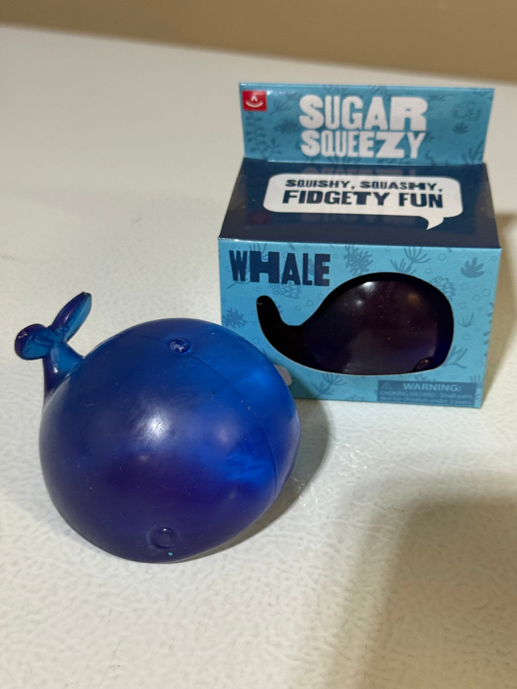 Aurora Whale Sugar Squeezy Squishy Sensory Fidget Toy-3 Inch