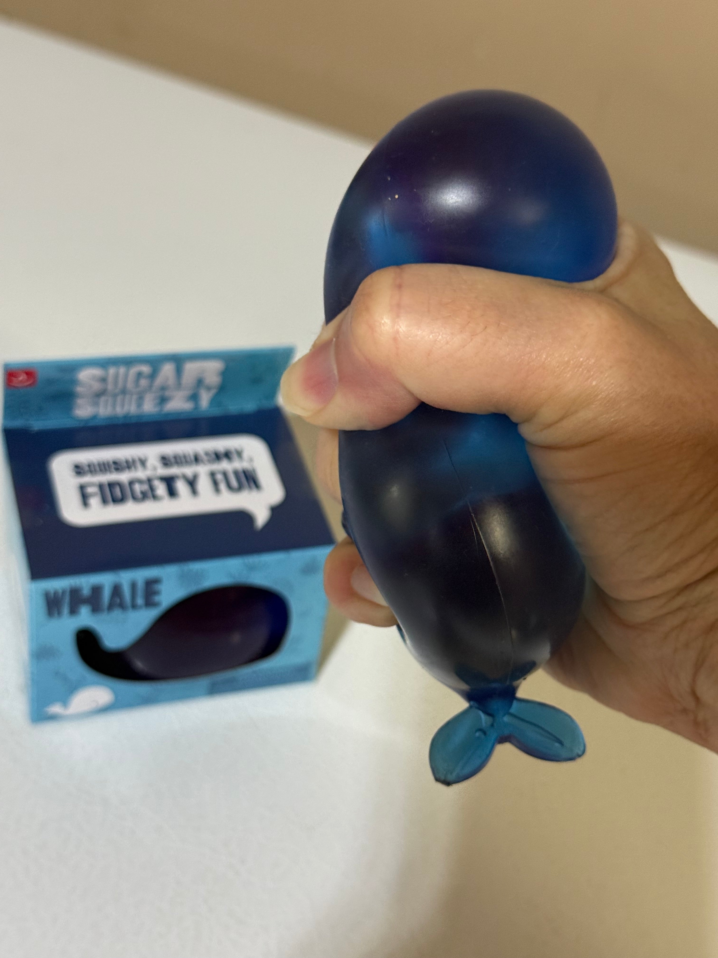Aurora Whale Sugar Squeezy Squishy Sensory Fidget Toy-3 Inch