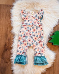 Pink Pinecones Infant Romper by TwoCan
