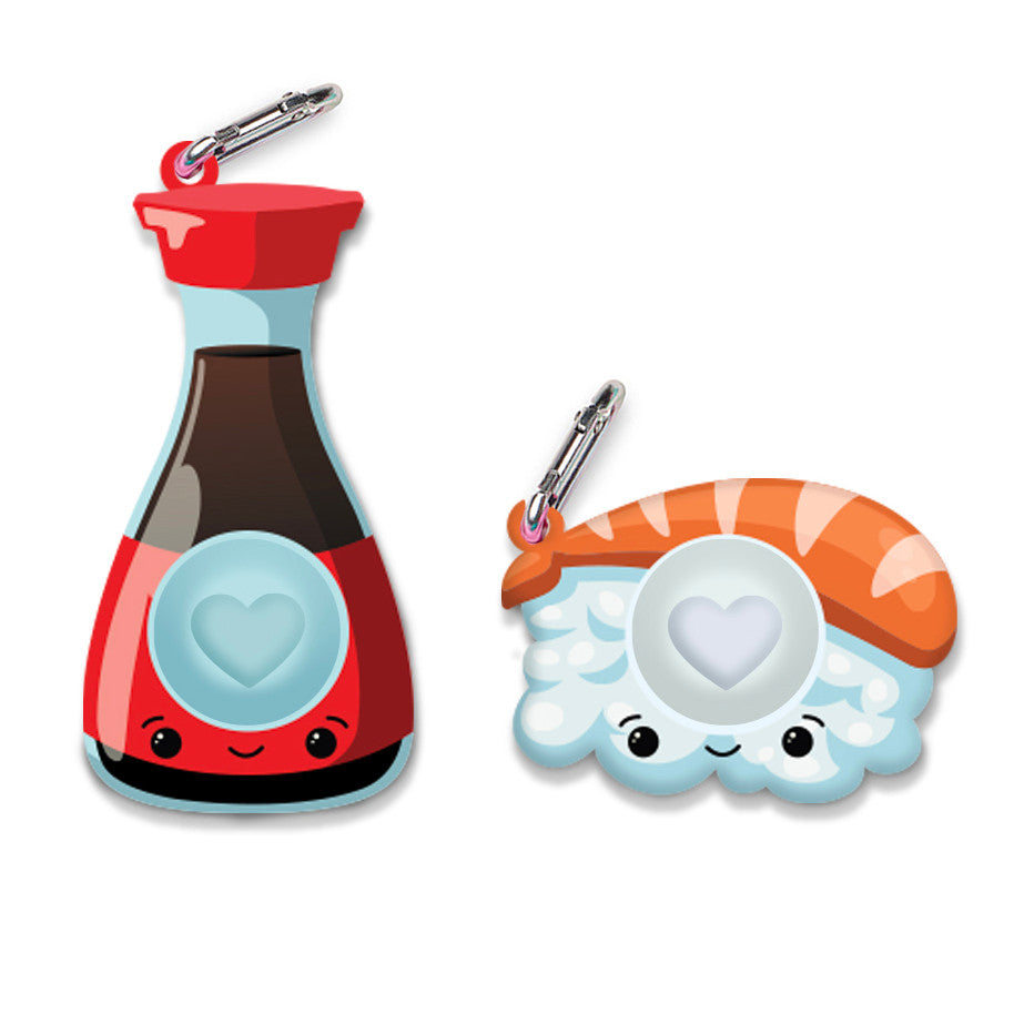 OMG Mega Pop Best Friend Keychains-Sushi & Soy Sauce