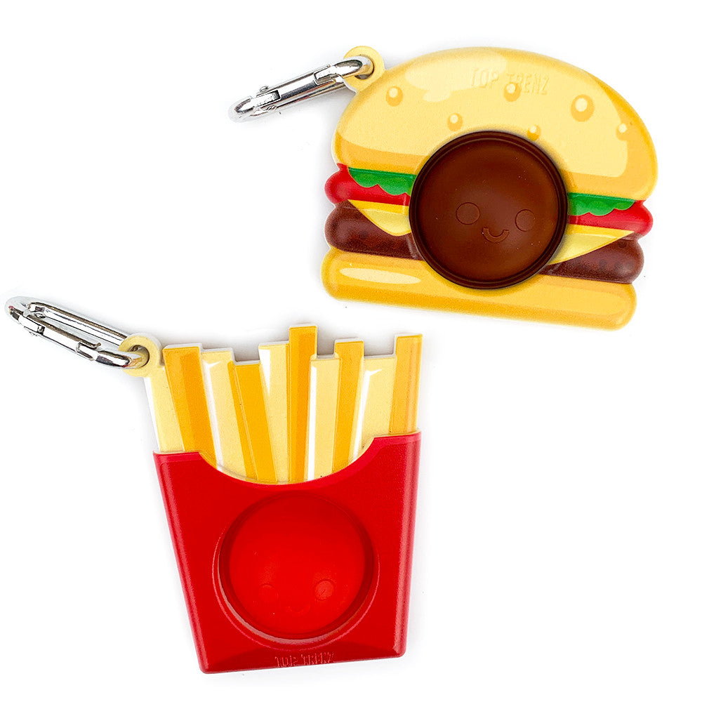 OMG Mega Pop Best Friend Keychains-Burger & Fries