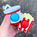 OMG Mega Pop Best Friend Keychains-Soda & Popcorn