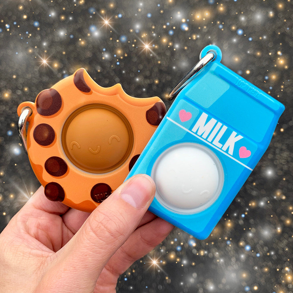 OMG Mega Pop Best Friend Keychains- Milk & Cookies
