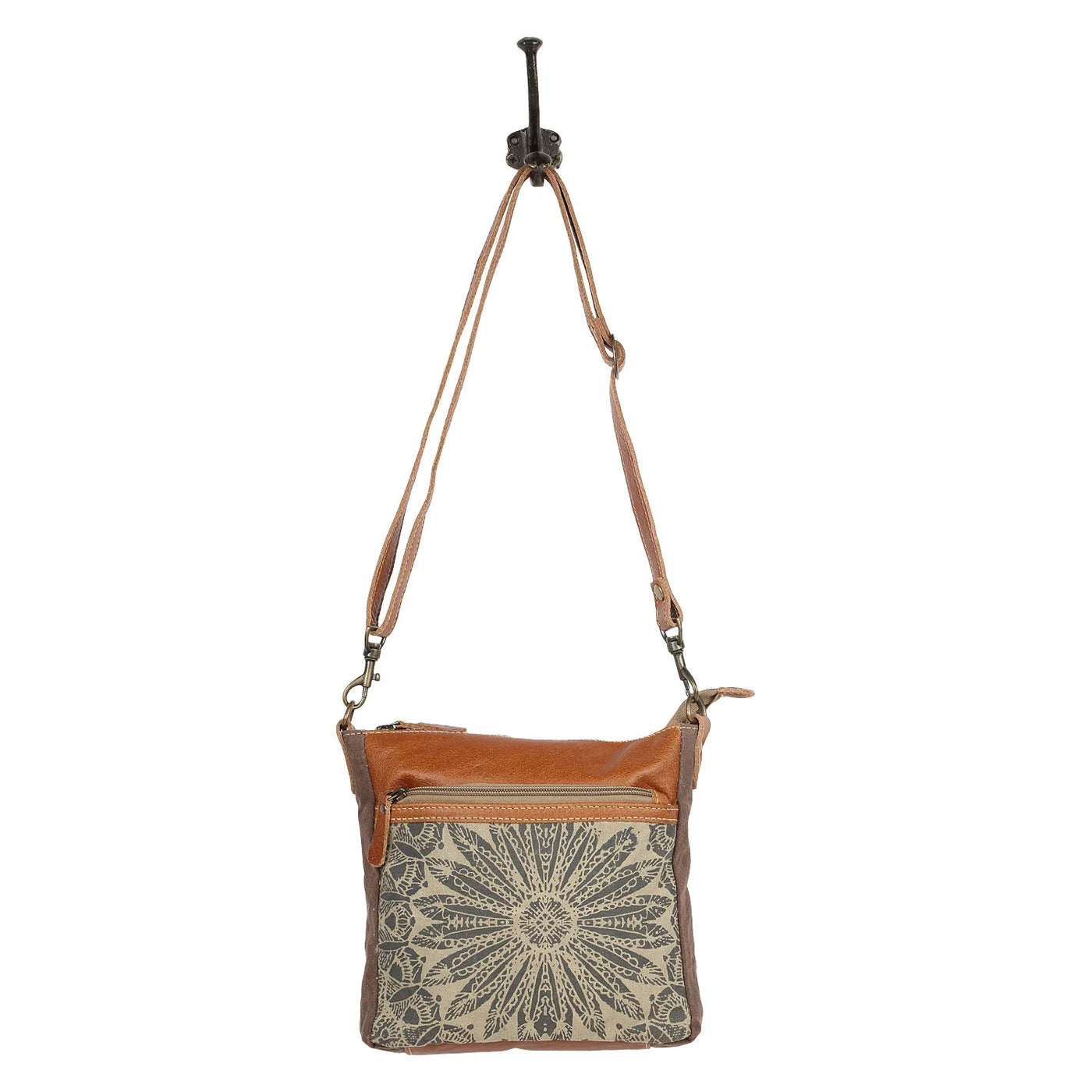 Myra Bag Dizzy Small Crossbody Bag – Canvas & Leather ★ Best Seller