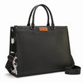 Wrangler Carry All Large Tote Work Tote Crossbody: Cow-Black