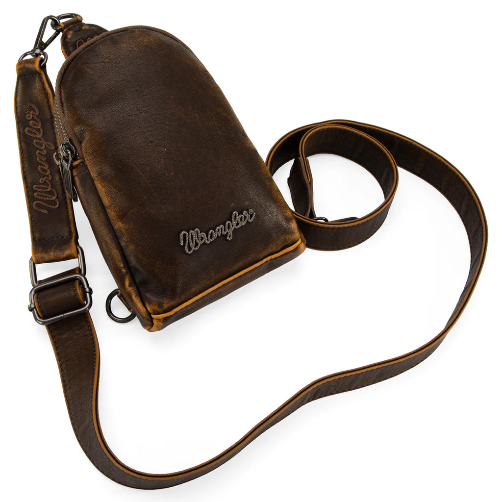 Wrangler Sling Bag/Crossbody/Chest Bag (Coffee or Pink)