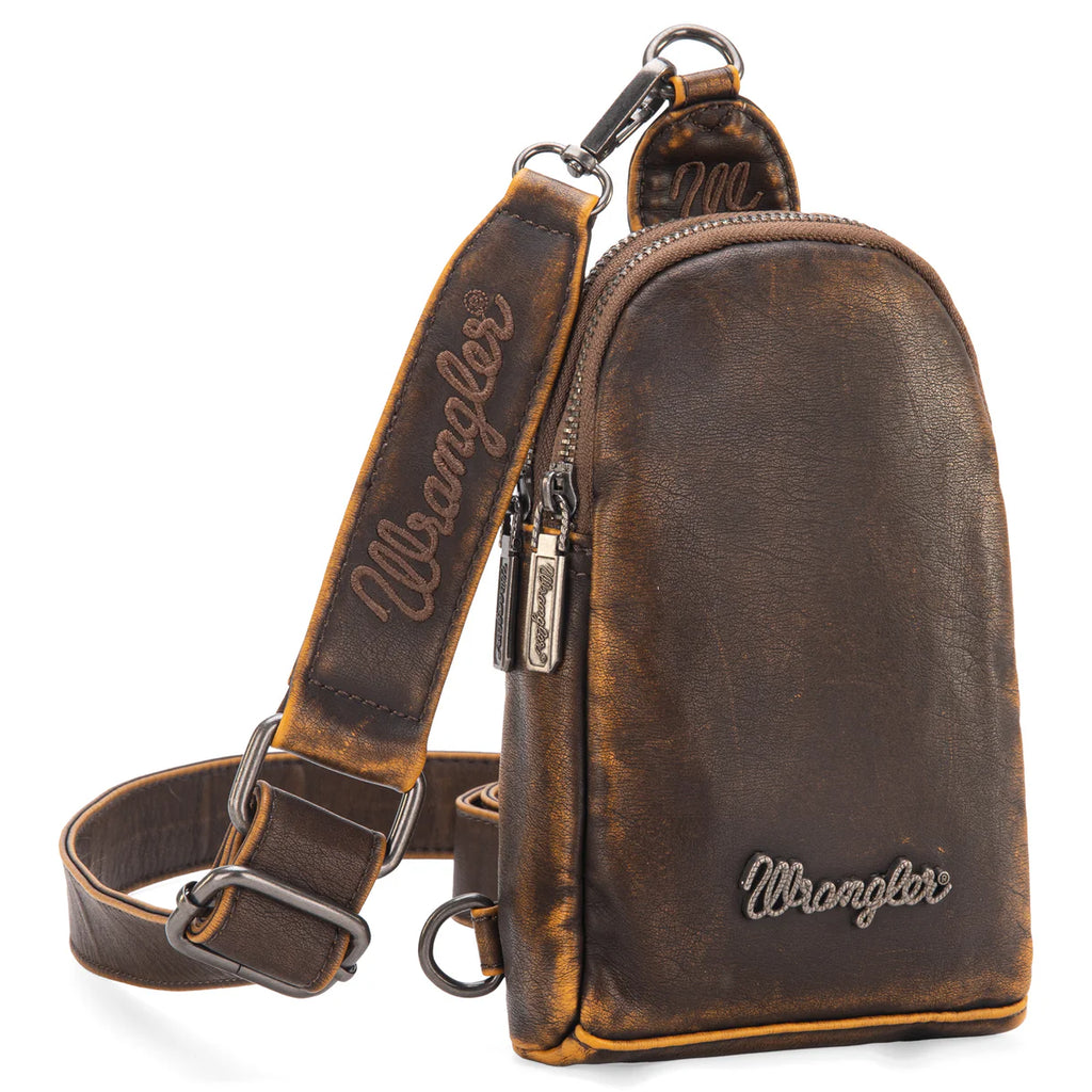 Wrangler Sling Bag/Crossbody/Chest Bag (Coffee or Pink)