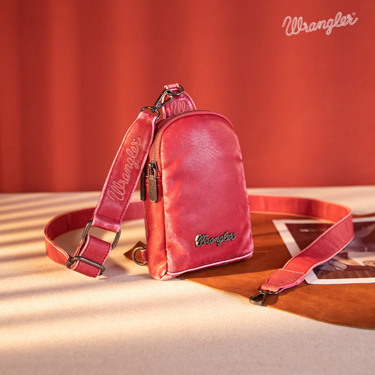 Wrangler Sling Bag/Crossbody/Chest Bag (Coffee or Pink)