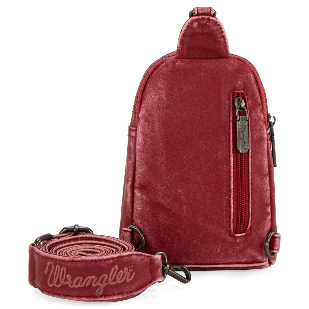 Wrangler Sling Bag/Crossbody/Chest Bag (Coffee or Pink)