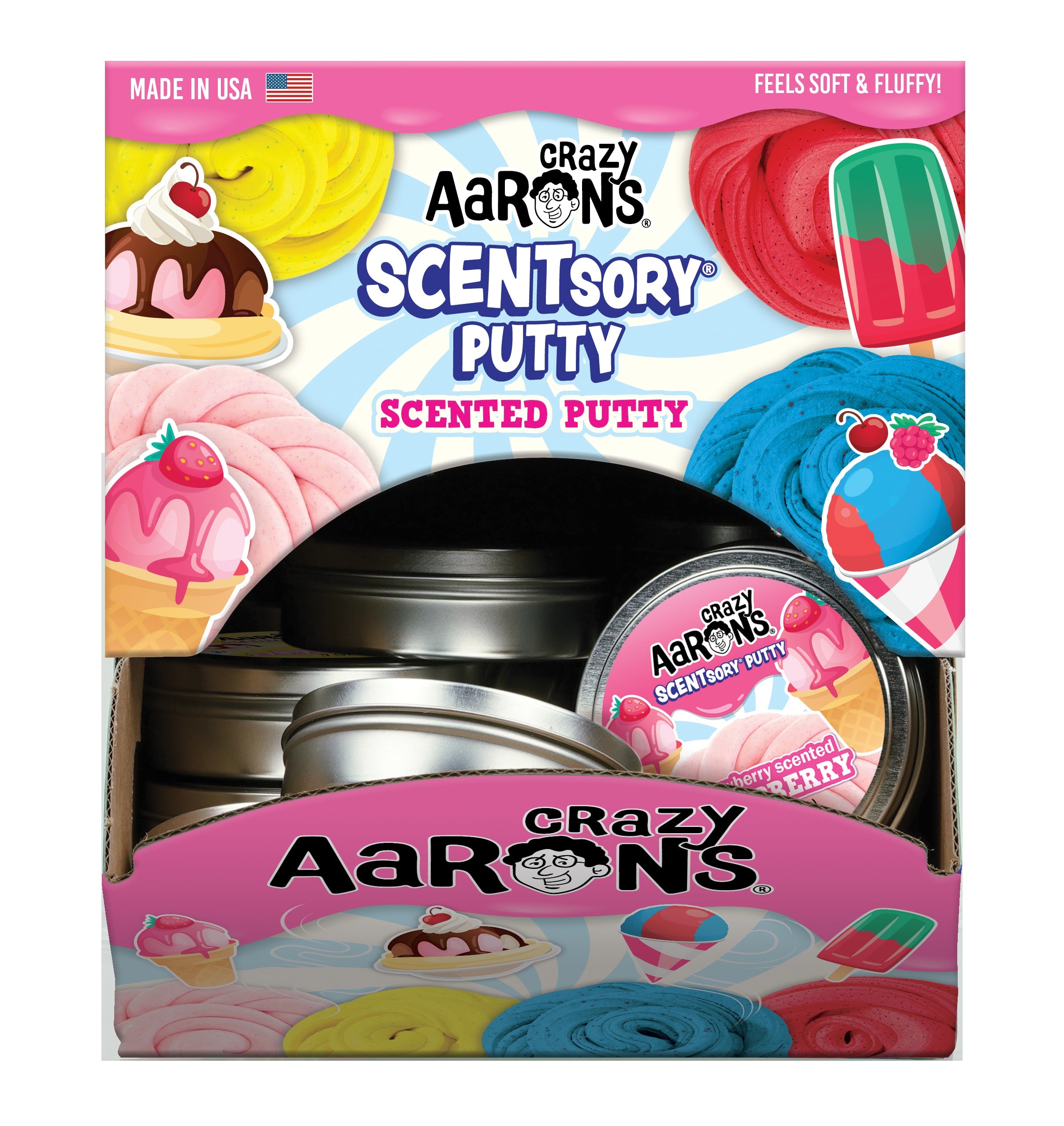 Crazy Aaron’s Puttyworld Ice Cream SCENTsory Thinking Putty