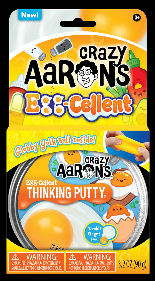Crazy Aaron’s Eggcellent 4” Tin Thinking Putty