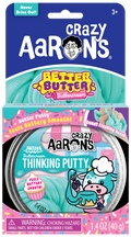 Better Butter Buttercream Thinking Putty –  Sweet Frosting Scent Full Size 4" Tin, 2.1 oz sensory fidget putty by Continuum Games"