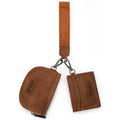 Wrangler Dual Pouch Wristlet Credit Card Holder Wallet-Brown