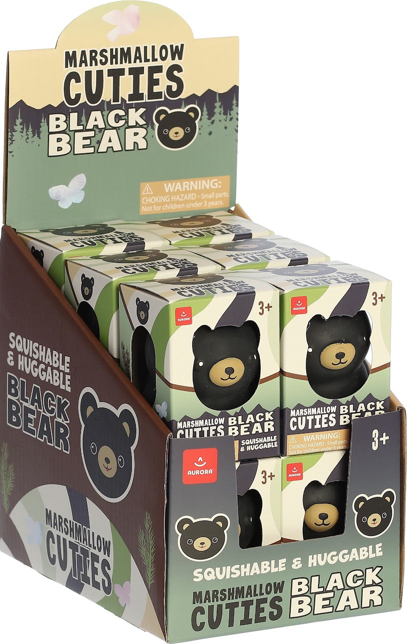 Marshmallow Cutie Black Bear Squeeze