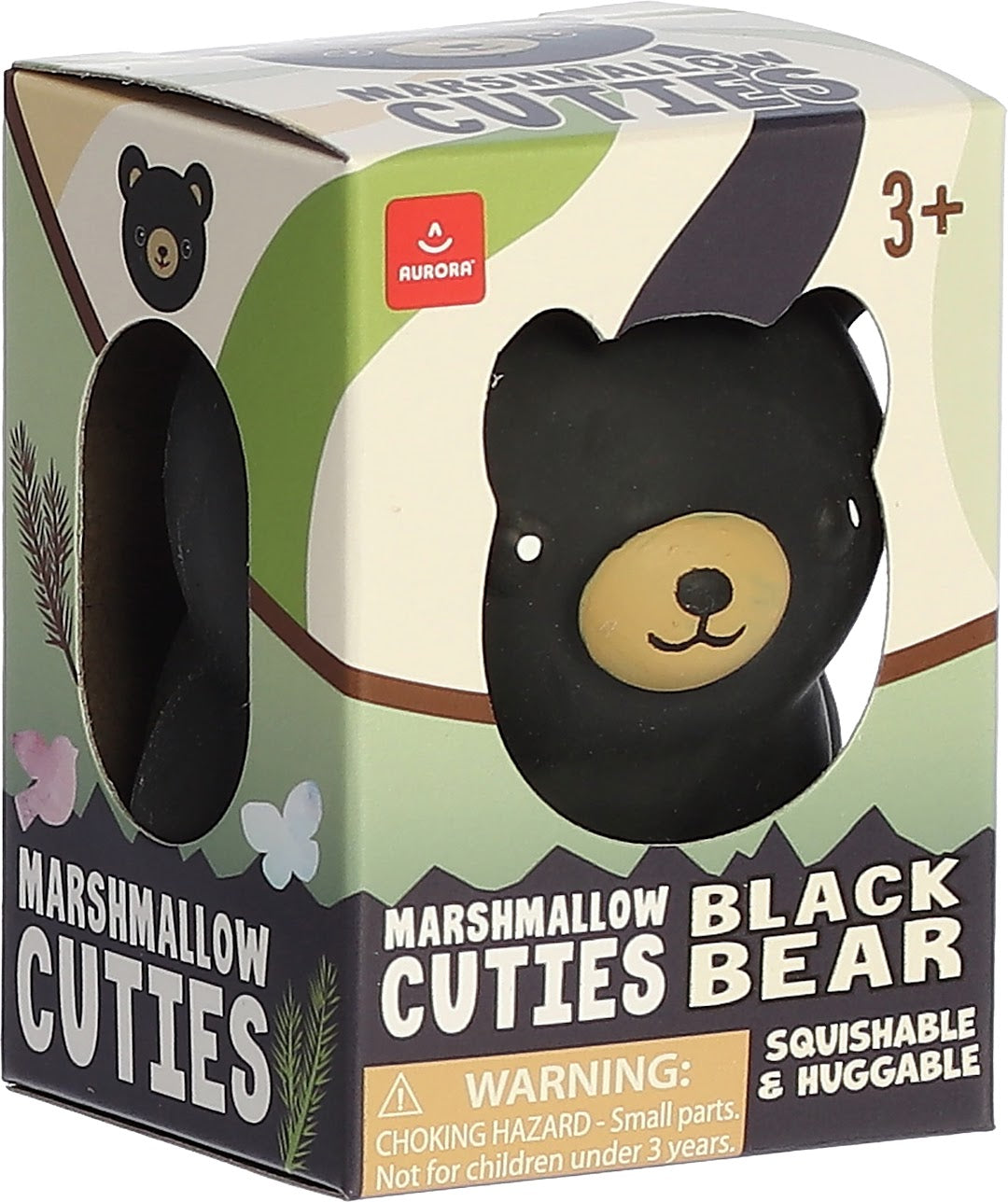 Marshmallow Cutie Black Bear Squeeze