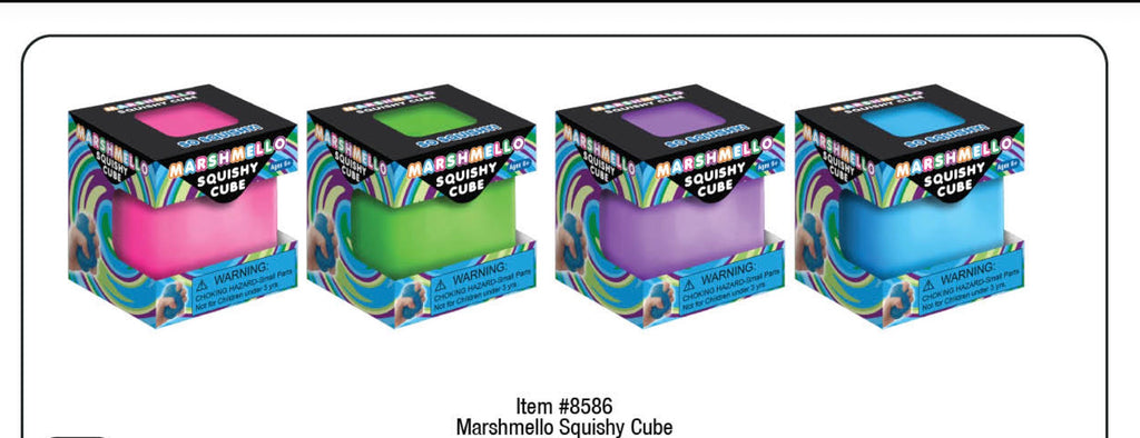 Marshmello Squishy Cube