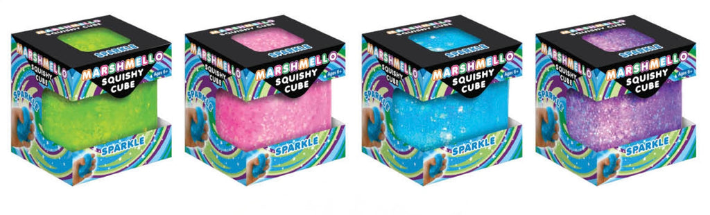 Marshmello Squishy Cube - Sparkle