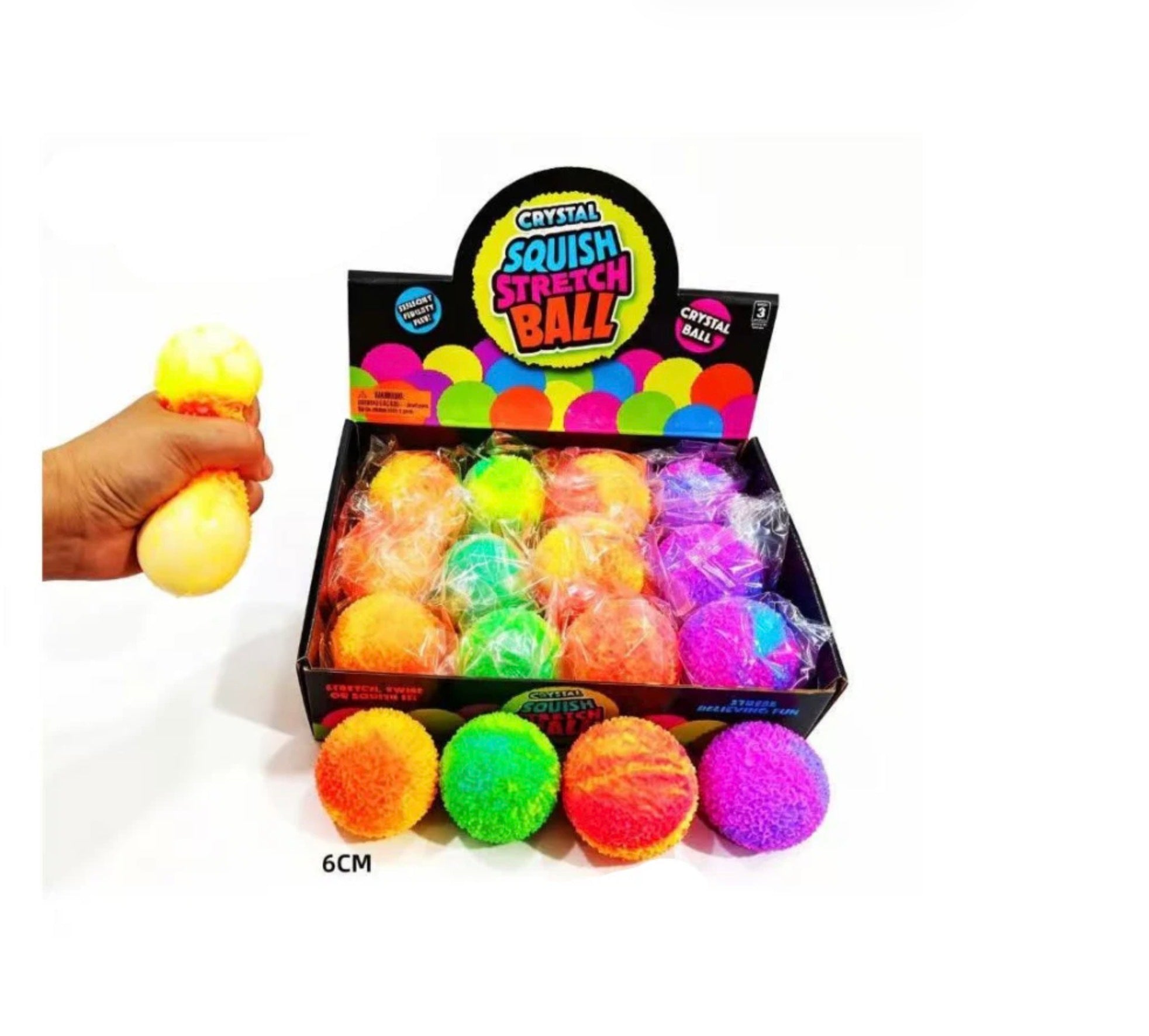 Neon Texture Fuzz Ball