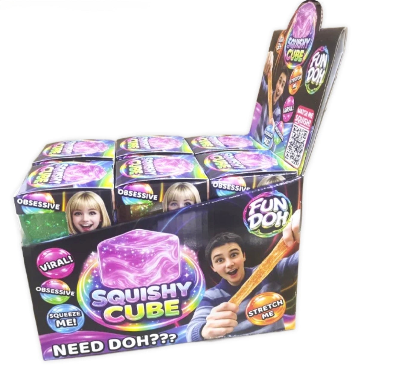 Fun Doh Squishy Cube
