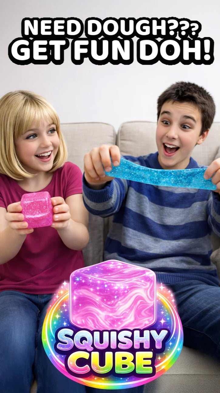 Fun Doh Squishy Cube
