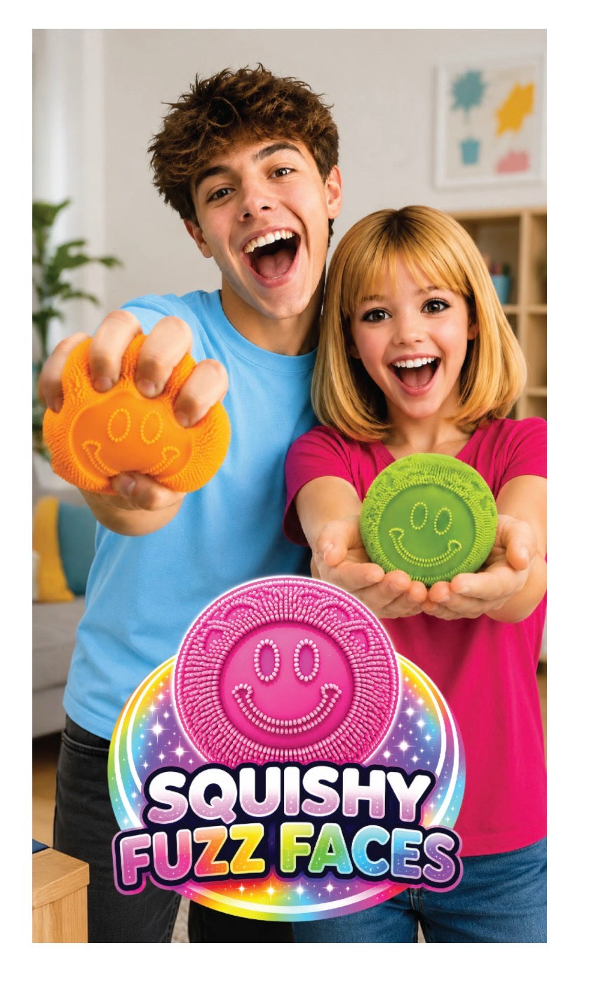 Fun Doh Fuzz Face Squishy