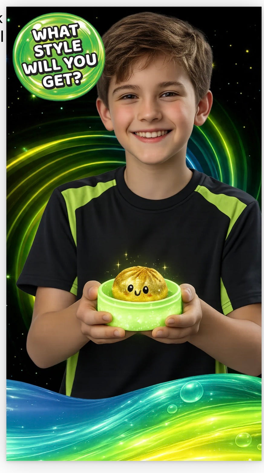 Fun Doh Squishy Glow-in-the-Dark Mystery Streamer Dumpling