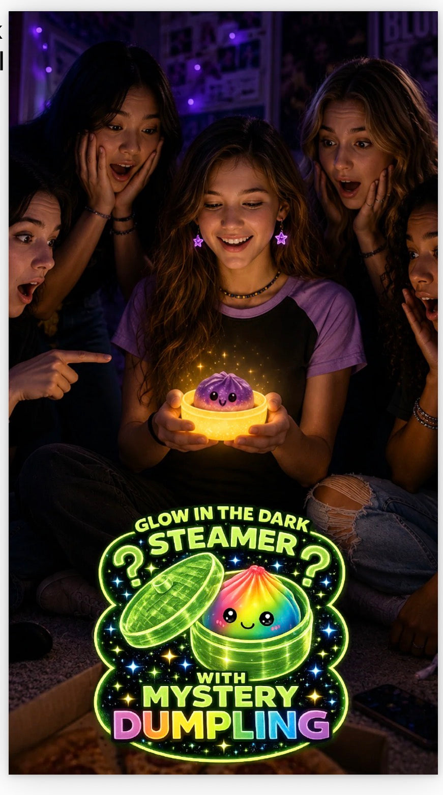Fun Doh Squishy Glow-in-the-Dark Mystery Streamer Dumpling
