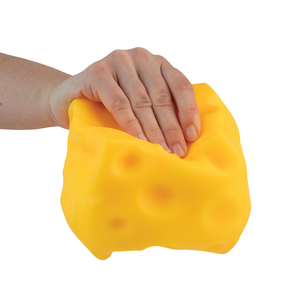 ORB Easy Sqweezy Super Cheesy Giant Slow Rising Fidget Toy Block