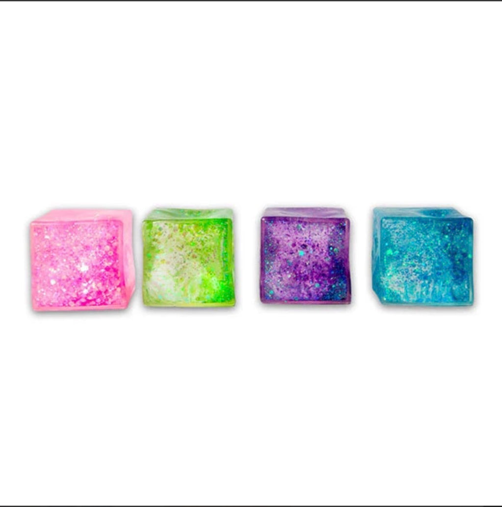 Scrunchems Glitter Sugar Cube Stress Ball Squishy Fidget Toy