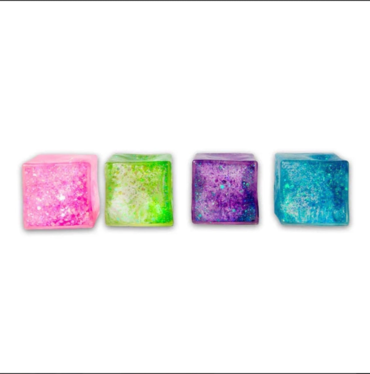 Scrunchems Glitter Sugar Cube Stress Ball Squishy Fidget Toy