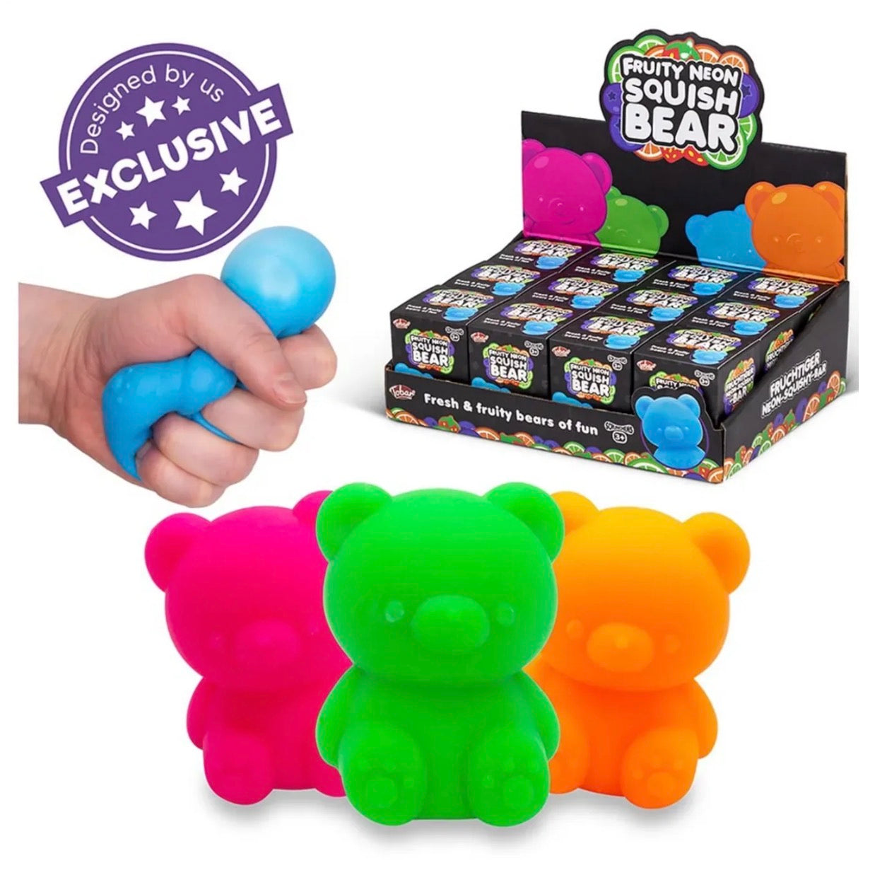 Scrunchems Fruity Neon Squish Bears