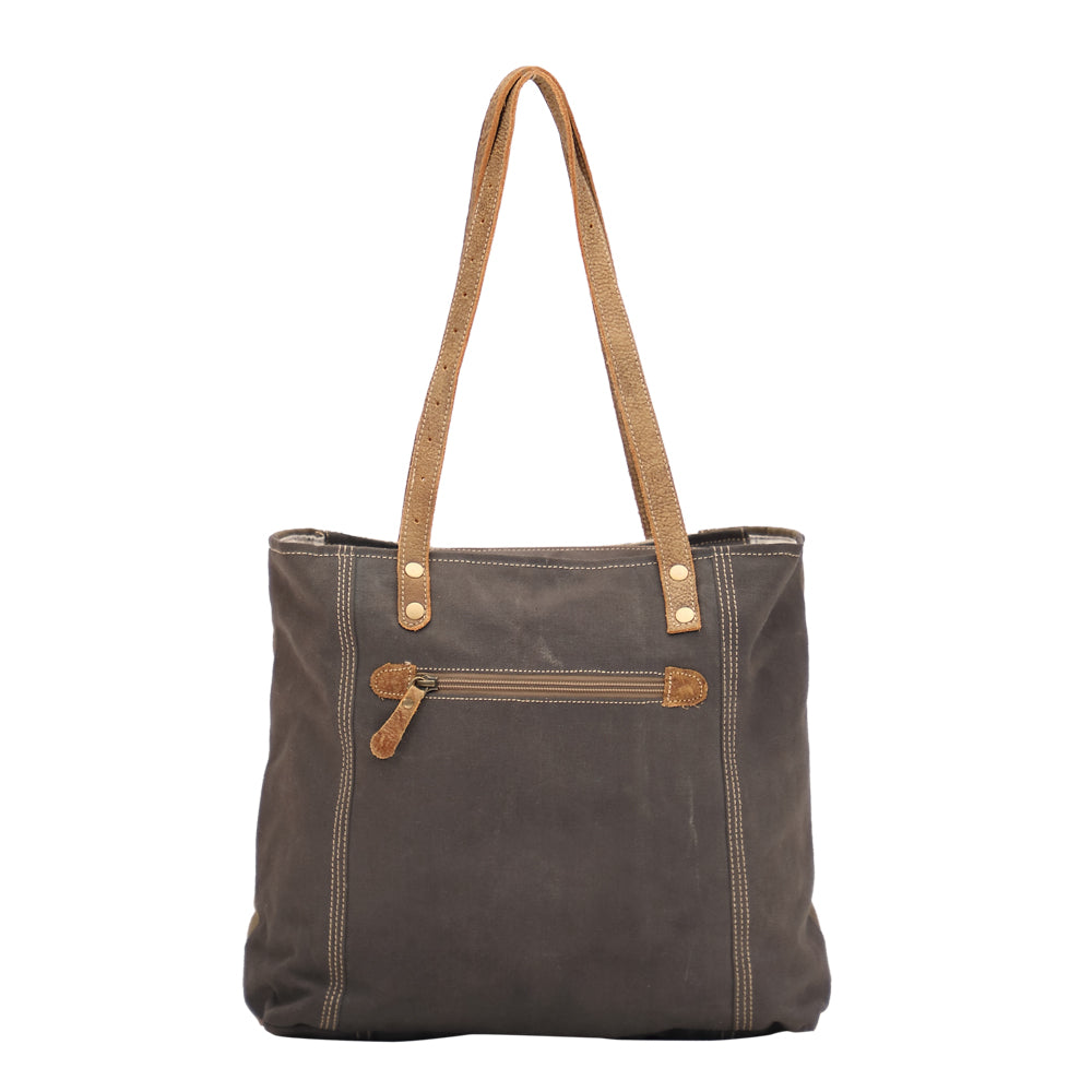 Myra Bag Unique Key Tote Bag – Leather & Hairon