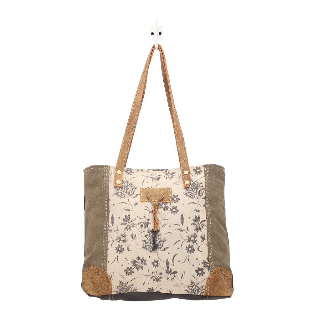 Myra Bag Unique Key Tote Bag – Leather & Hairon
